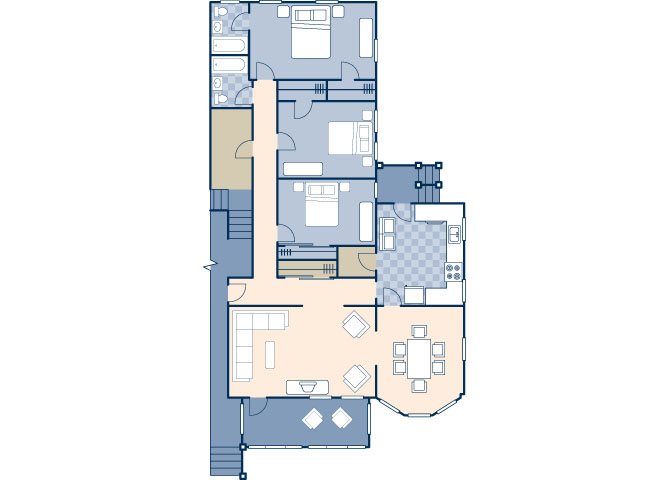 Historic Officer Bricks 1600 B Floor Plan 21